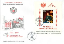 MONACO PHIL'06 ALBERT II PRINCE DE MONACO BRIEF GEST. - 1-26
