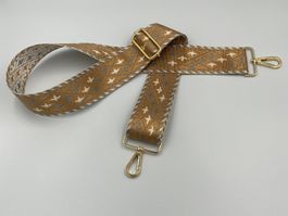 Taschengurt „Verspielt Beige“