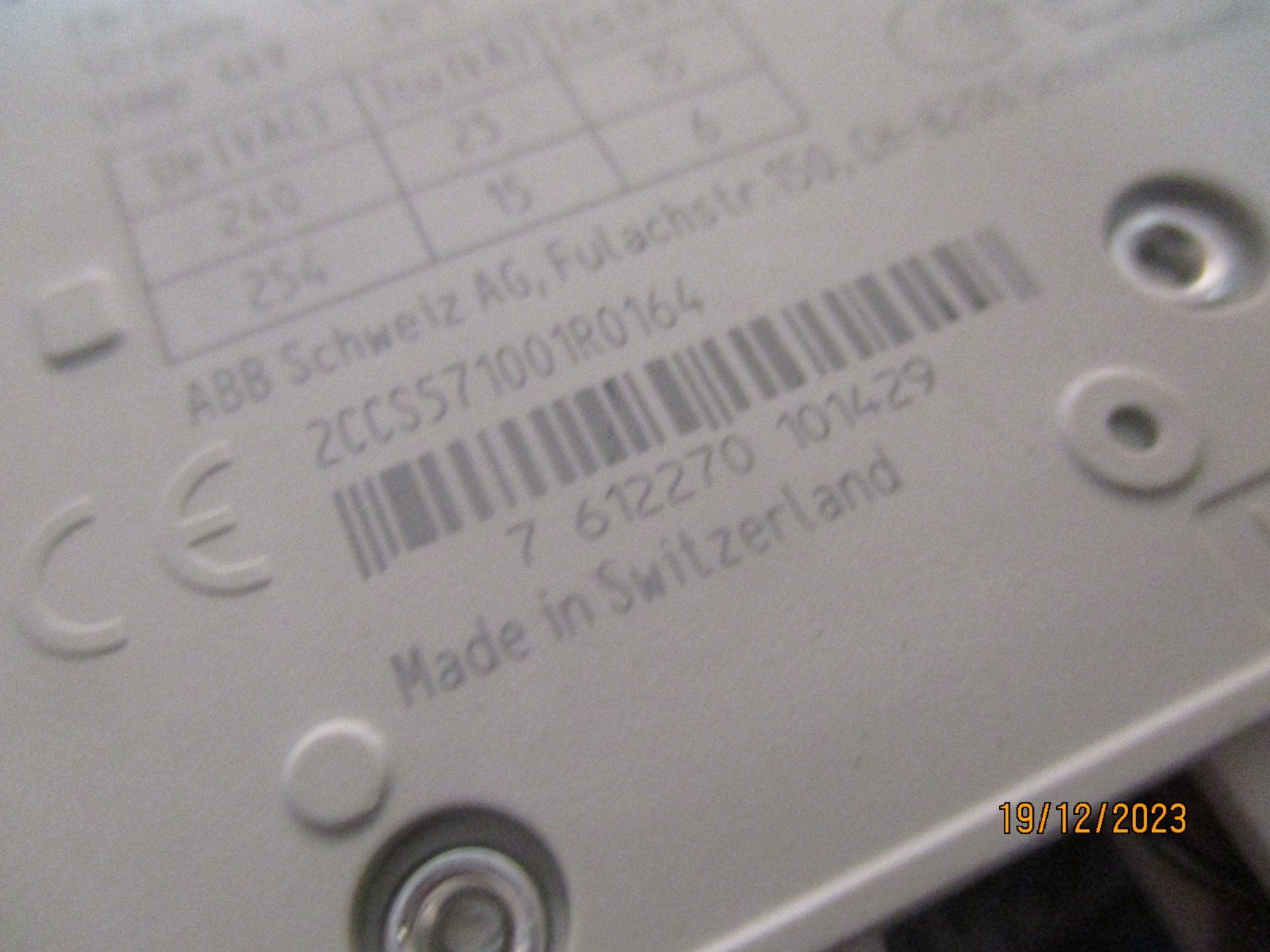 ABB Stromzufuhr: ABB Leitungsschutzschalter SWISSLINE S401M C16 – Gebraucht aus Langnau i. E. von Superseven69 4