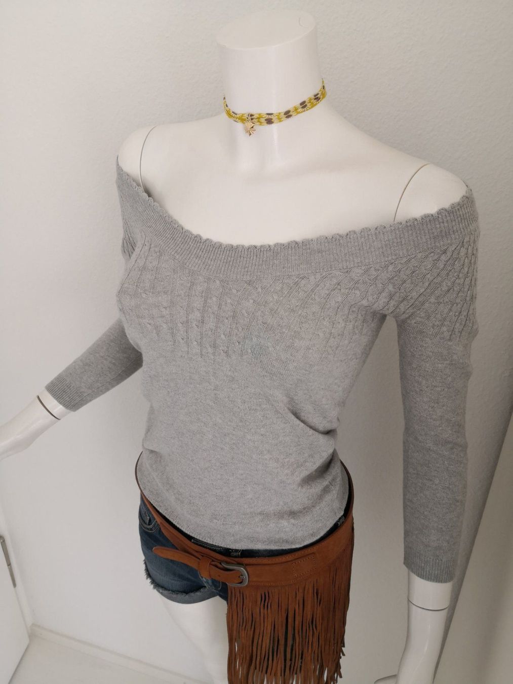 Mango Maglioni & Felpe: 🤩MANGO STRICK PULLOVER HELLGRAU & ZOPF-MUSTER NEU & D&G P. – Nuovo (secondo la descrizione) da Olten venduto da Naja-Twins-Twins 3