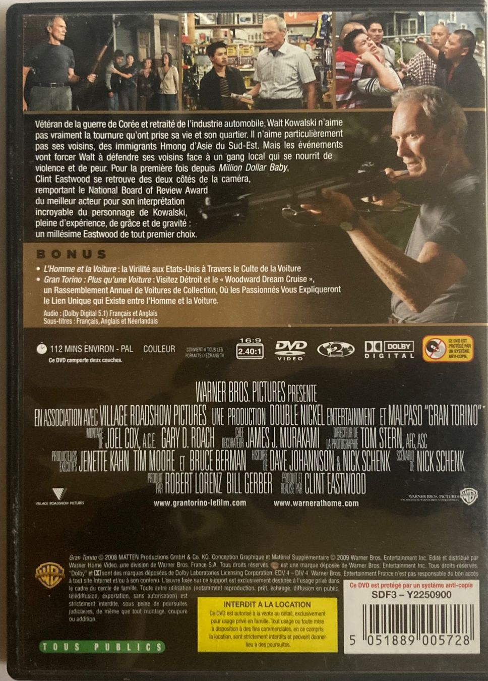 Alle DVDs: CLINT EASTWOOD - GRAN TORINO – Gebraucht aus Poliez-Pittet von Newtown-Records 1