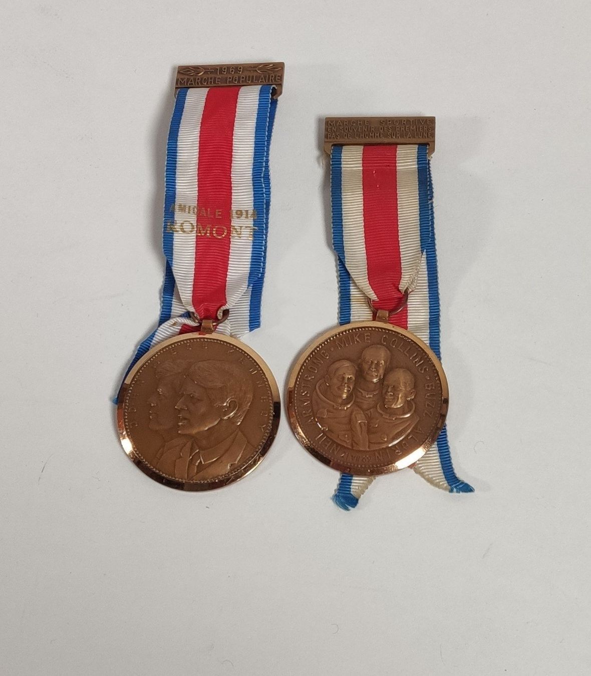 Medaglie: Médaille des 3 astronautes de Paul Kramer. – Usato da Lamboing venduto da Qtrica 2