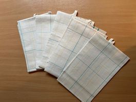 5 Stk.Küchentücher NEU Halbleine/Stoff der Weberei Sirnach