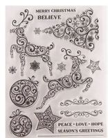 Motivstempel, Clear Stamp Weihnachten