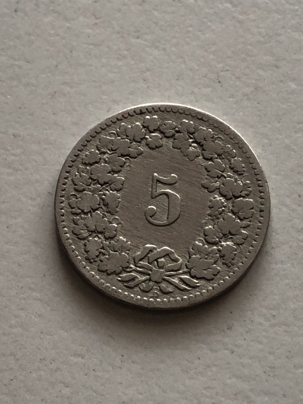 Alle Münzen: 5 Rp. 1890 – Gebraucht aus Schötz von Odpa 1