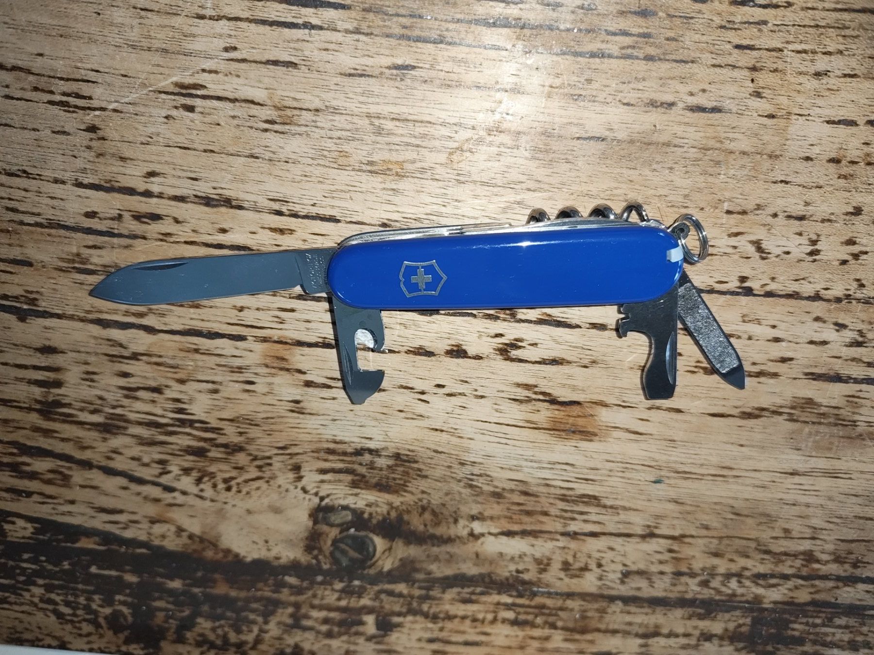 Victorinox Coltelli tascabile: Victorinox Spartan blau – Usato da Bäch SZ venduto da BirdyTheBird