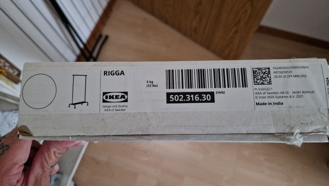 Ikea Garderobe: RIGGA Garderobenständer, IKEA – Neu und originalverpackt aus Kulmerau von Doene7 3