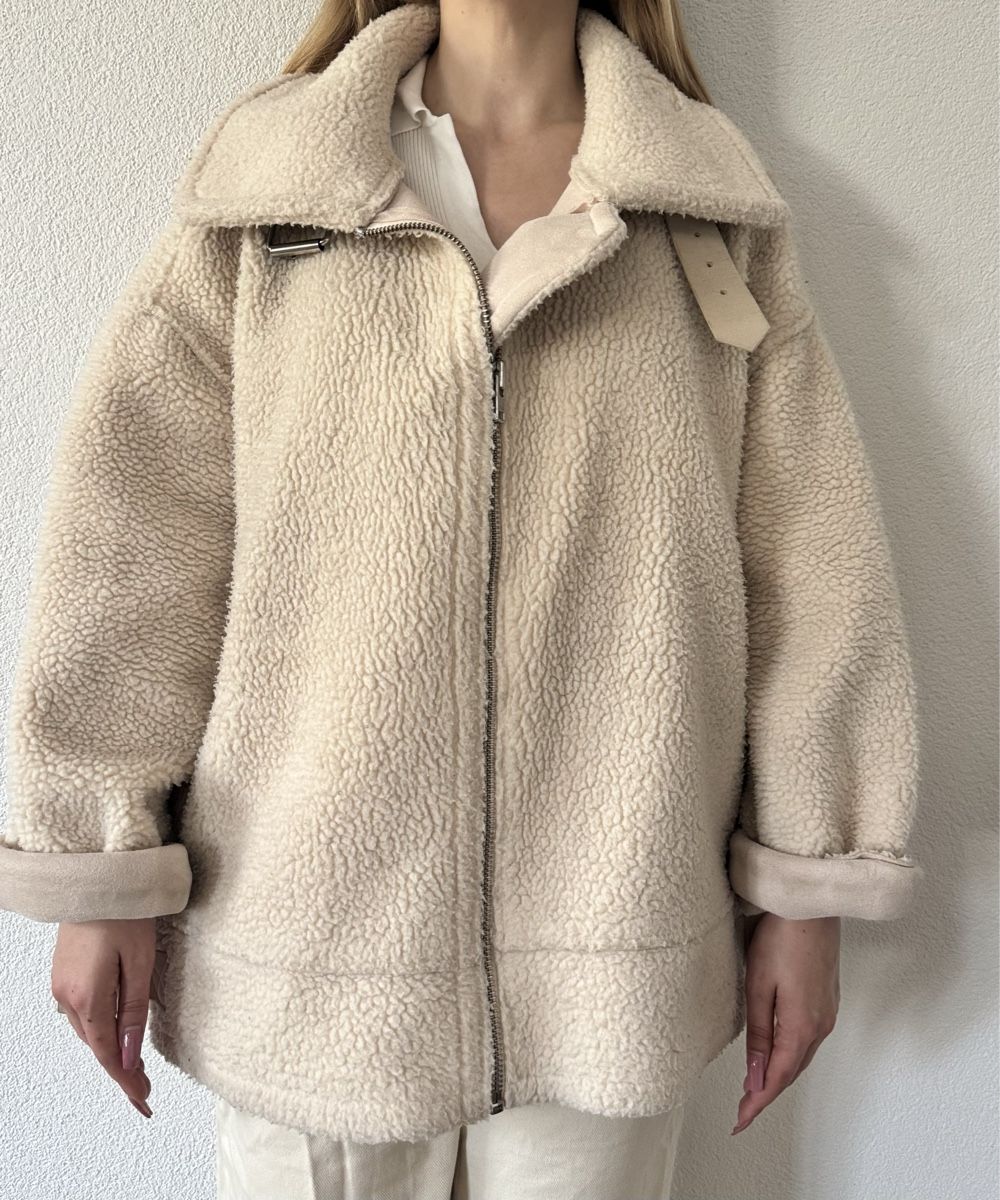 Vestes: Second Script WOW!!! ❤️ Winter Teddy Jacke beige Oversized – D'occasion à Gibswil par Engelsgleich 1