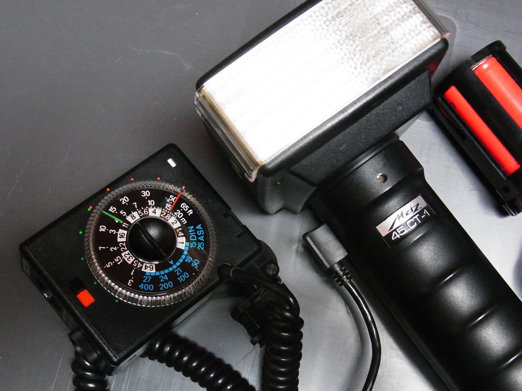 Mecablitz Flash: AKTION Blitz Metz 45 CT-1 & Mecamat 2.Version 7.5V #v1 – Usato da Dietikon venduto da Baro4 2