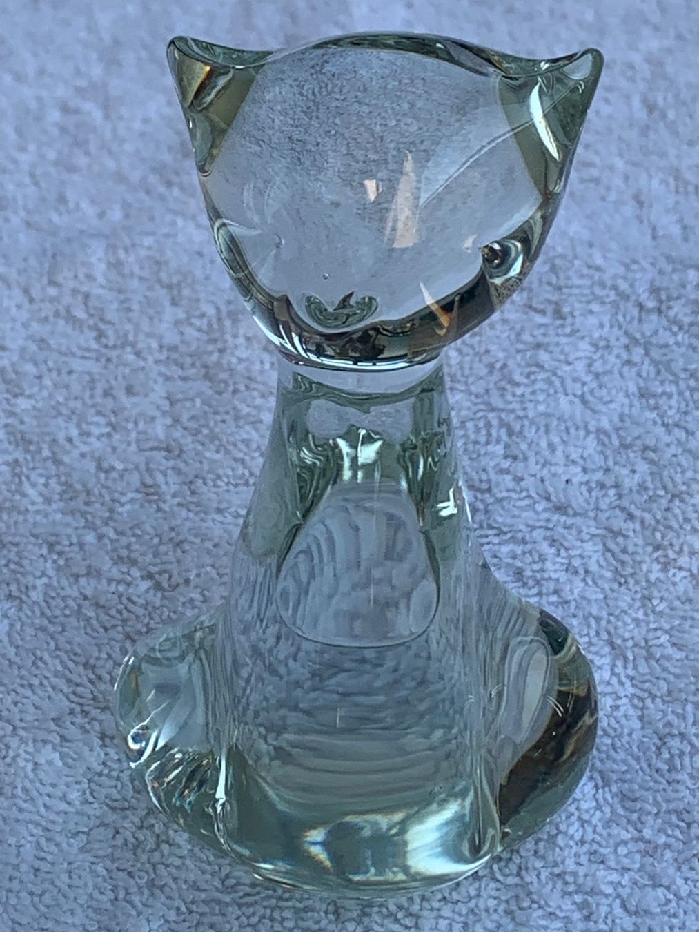 Statuette: Glas - Katze – Usato da Wangen b. Olten venduto da Finolino28