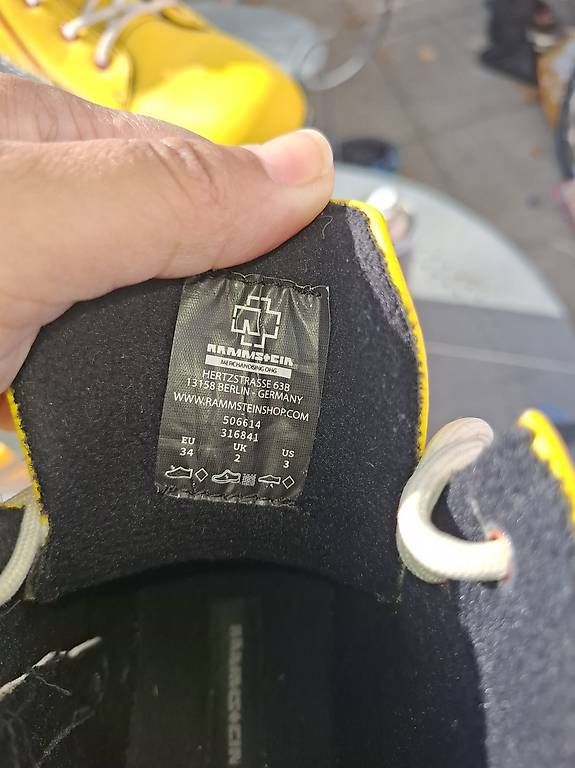 Scarpe per ragazzi: Kinder Ramstein Boots gr. 34 gelb – Usato da Schweizersholz venduto da fuchs06 2