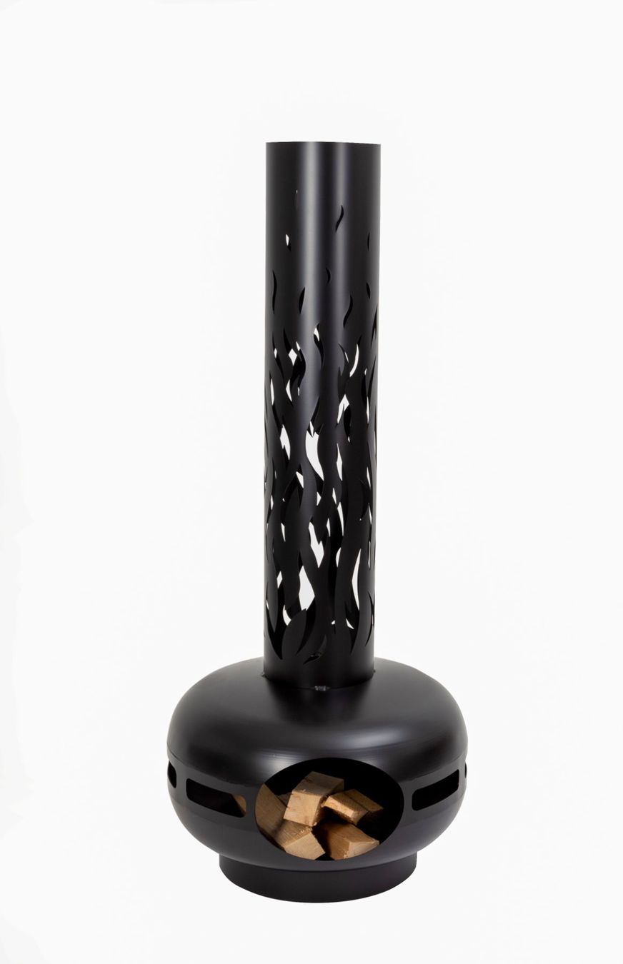 Bracieri: Feuersäule "Ufo", schwarz, 55x55x132 cm – Nuovo e nell'imballaggio originale da Triengen venduto da Michele-G 5