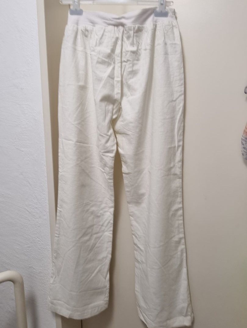 Pantaloni: Hosen, Leinen Gr.L, weiss neu – Nuovo e nell'imballaggio originale da Geroldswil venduto da Agapanthus22 4