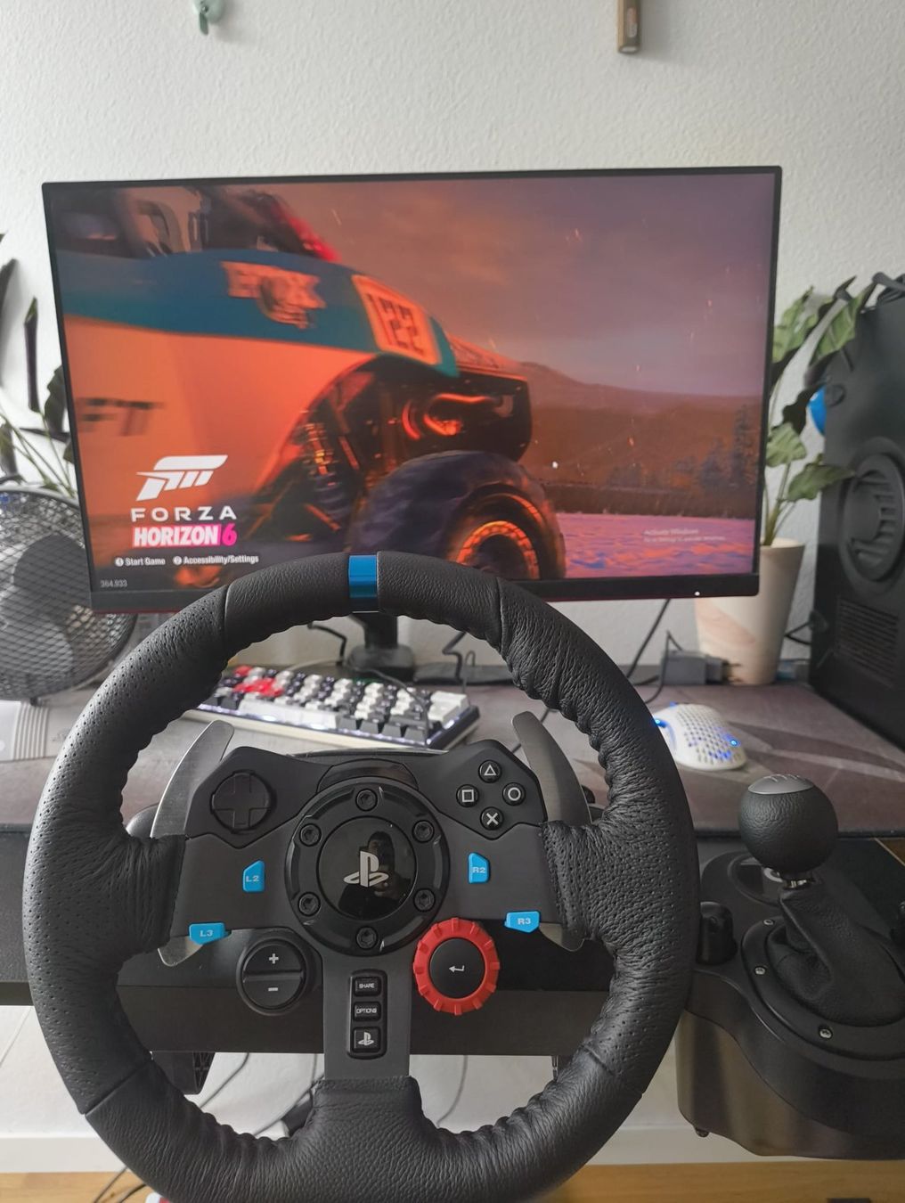Logitech Controller: 3 Teile: Lenkrad,Schaltung,Pedale Logitech G29 Driving Force – Usato da Belp venduto da MaSu39