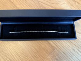 Letzte Chance* Diamant Armband Tennis bracelet Weissgold