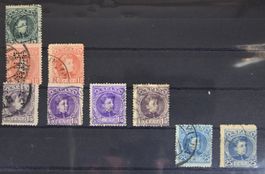 Spanien Briefmarken-Lot – Klassische Jugendportraits König