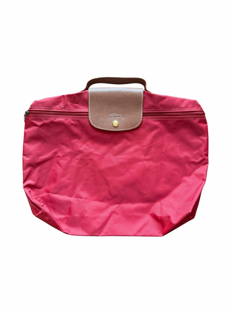 Longchamp Valigie & Borse: Porte documents Longchamp rouge état correct – Usato da Baulmes venduto da Mode.tm.shop