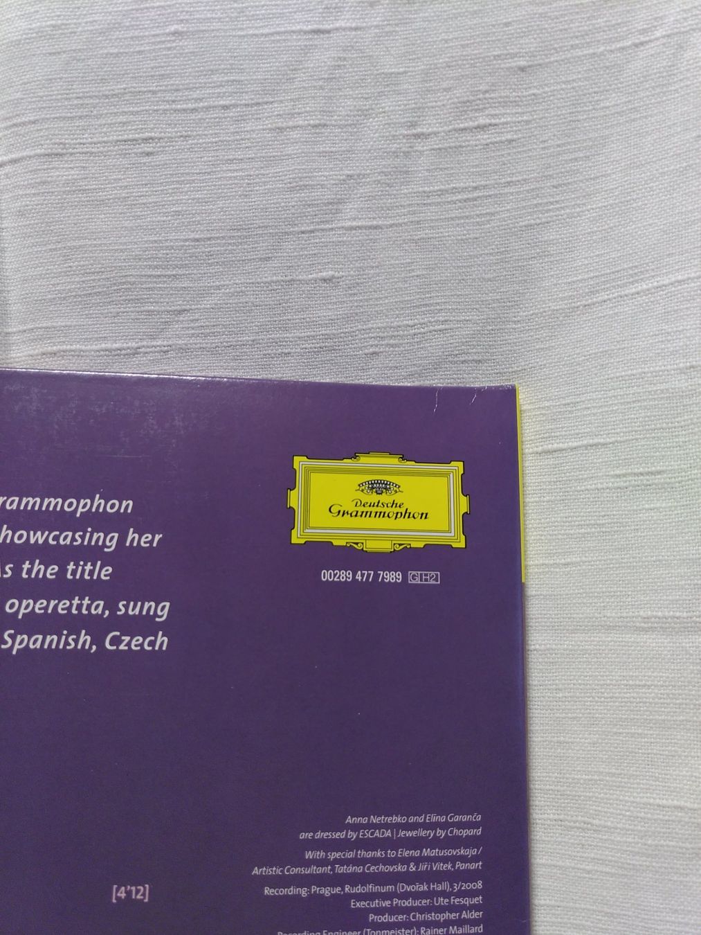 Schallplatten: Anna Netrebko Doppel-LP "Souvenirs" 2008 – Gebraucht aus Gümligen von Clothing.and.Co 4