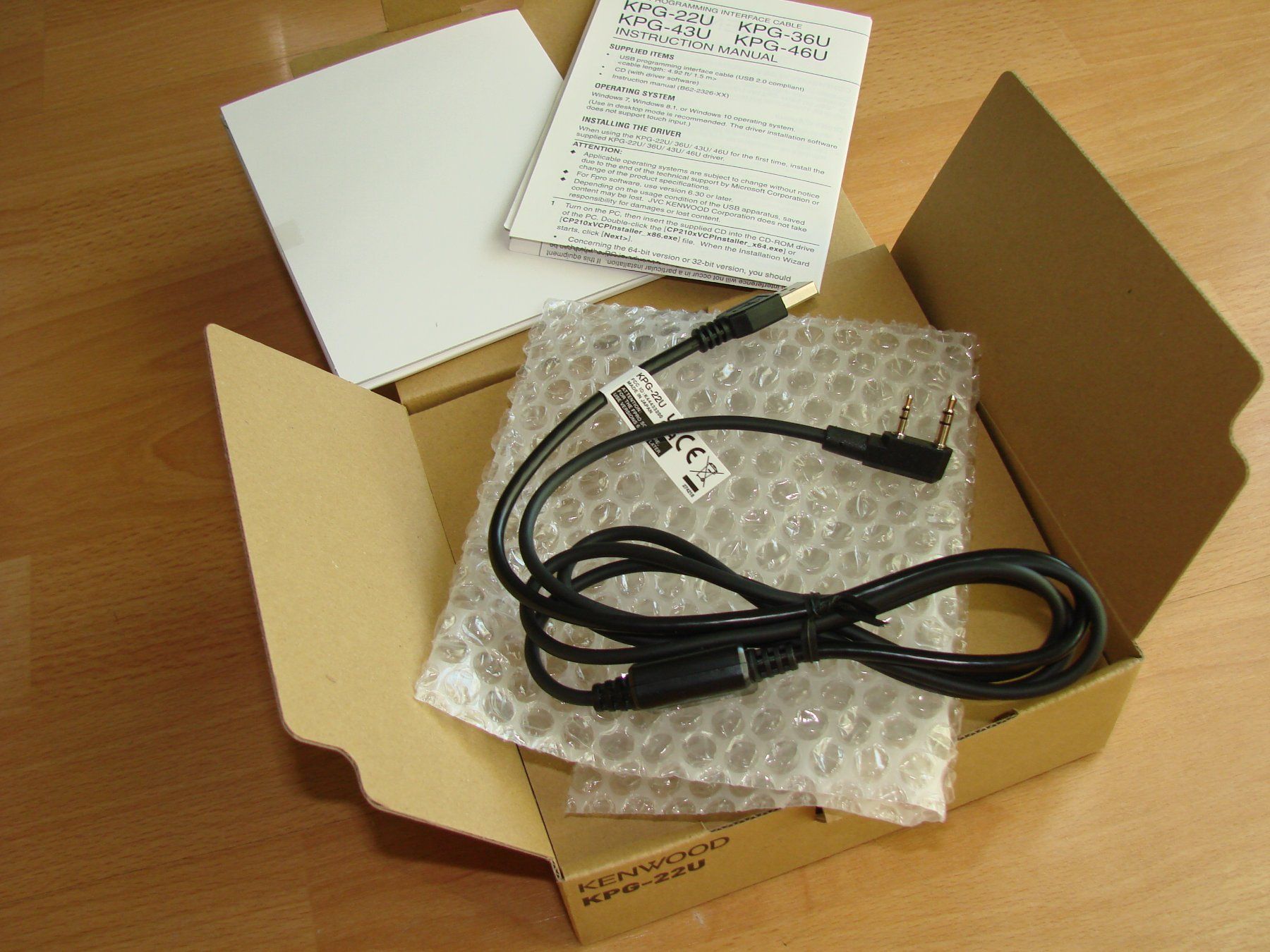Kenwood Radiocomunicazione: Kenwood Programmierkabel KPG-22U – Nuovo e nell'imballaggio originale da Niederuzwil venduto da Rade 4
