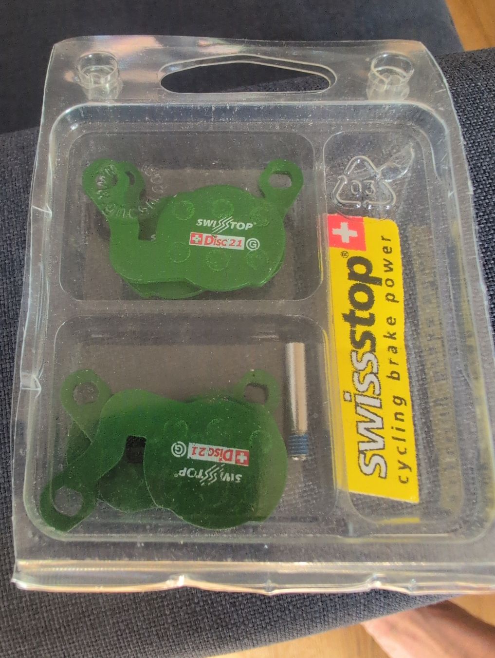Magura Ersatzteile: Swissstop Disc 21 Bremsbelege – Neu und originalverpackt aus Bern von cyclingpeter