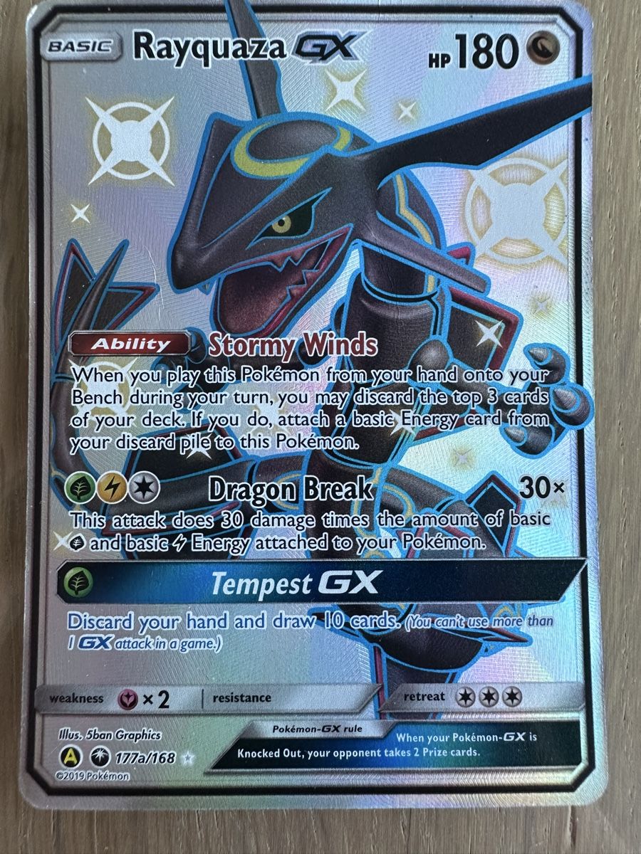 Pokémon Carte collezionabili: Rayquaza GX – Usato da vouvry venduto da YoLaz