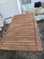 Gartentisch Holz, klappbar - ideal für den Sommer!