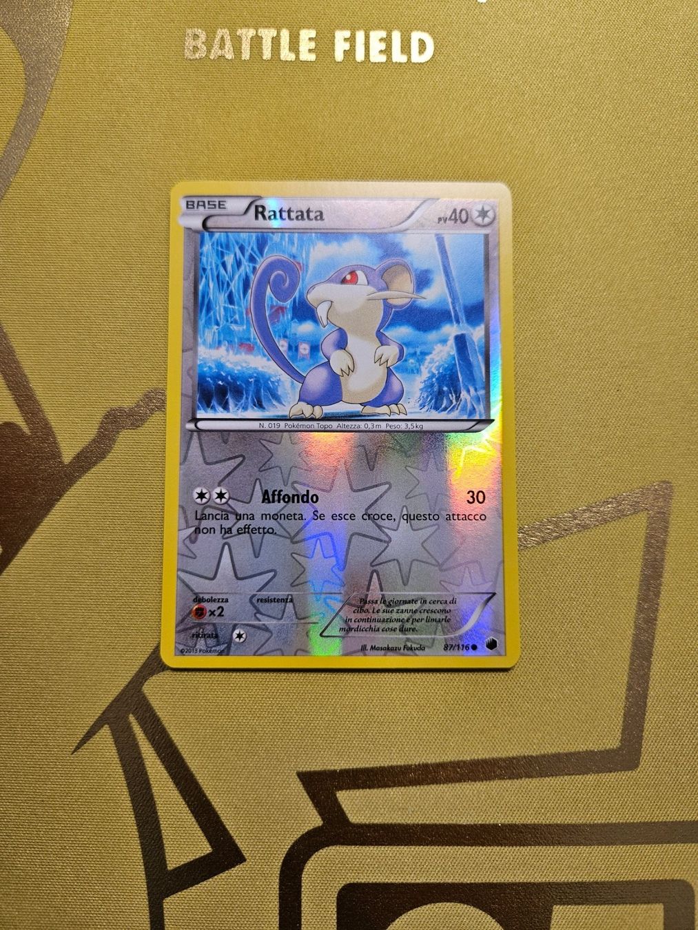 Pokémon Carte collezionabili: Plasma Freeze - Rattata – Usato da Bellinzona venduto da Pokemarco