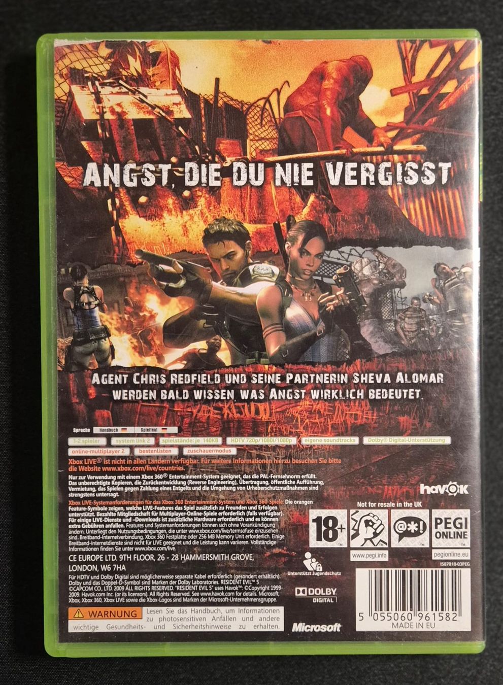 Microsoft Jeux: 🎮Resident Evil 5 - Xbox 360 – D'occasion à Neyruz FR par RetroLab_ 1