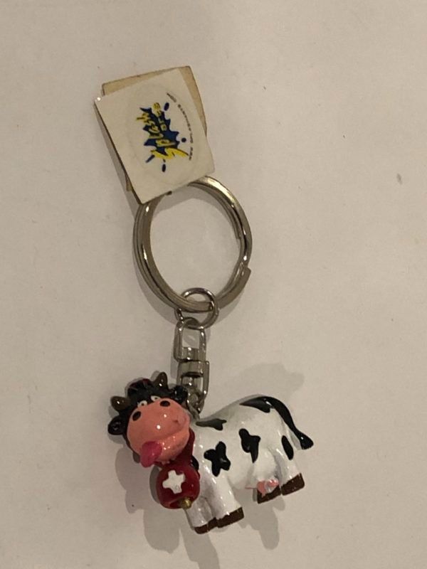 Portachiavi: Porte-clés souvenir vache Suisse – Nuovo (secondo la descrizione) da La Chaux-de-Fonds venduto da Kisah