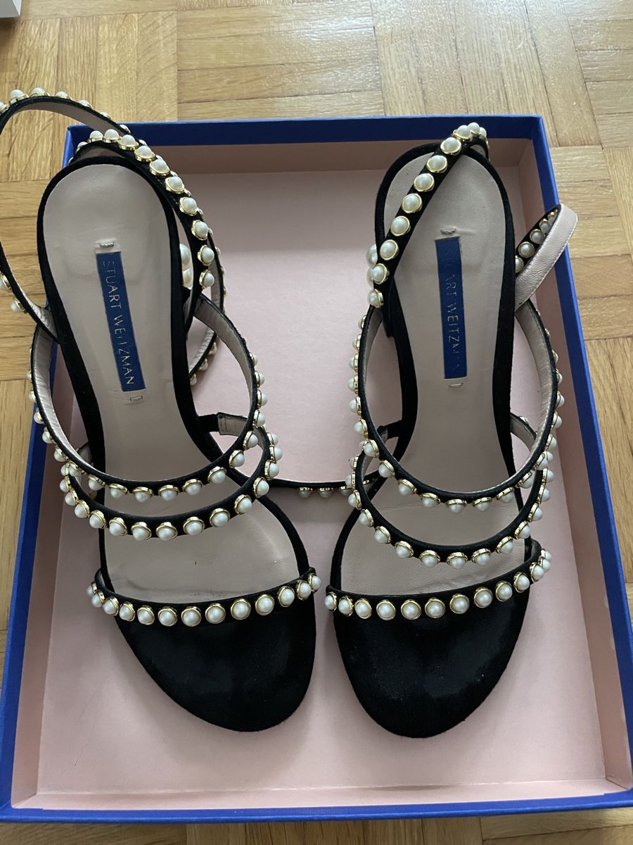Scarpe da donna: Stuart Weitzman Perl Sandalen 37.5 nur einmal getragen – Usato da Au ZH venduto da therecomewaves 1