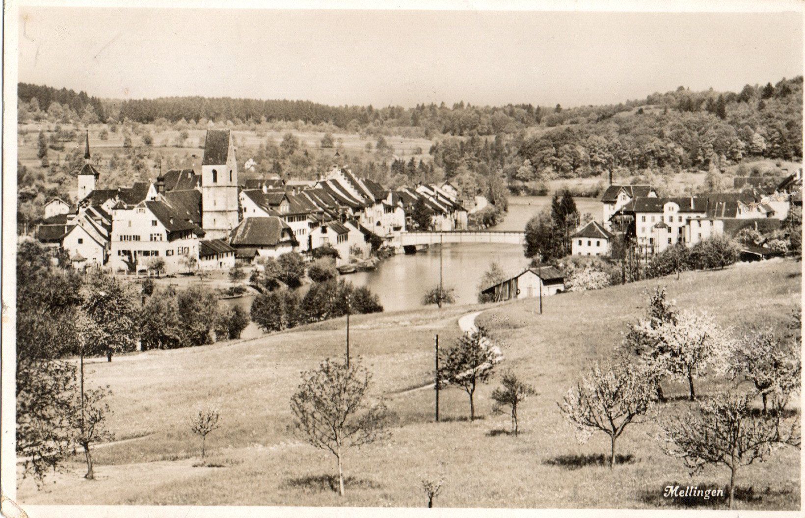 Ansichtskarten: Mellingen – Gebraucht aus Melano von pisonsdro