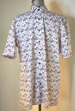 L 41 16" OLYMP Luxor modern fit kurzarm Hemd Sommer floral
