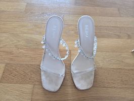 High Heels Sandaletten mit Strass  Gr. 37 Damen Schuhe