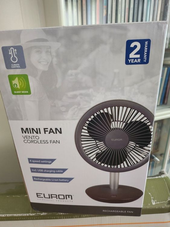 Akku Eurom Vento Cordless Fan Ventilator