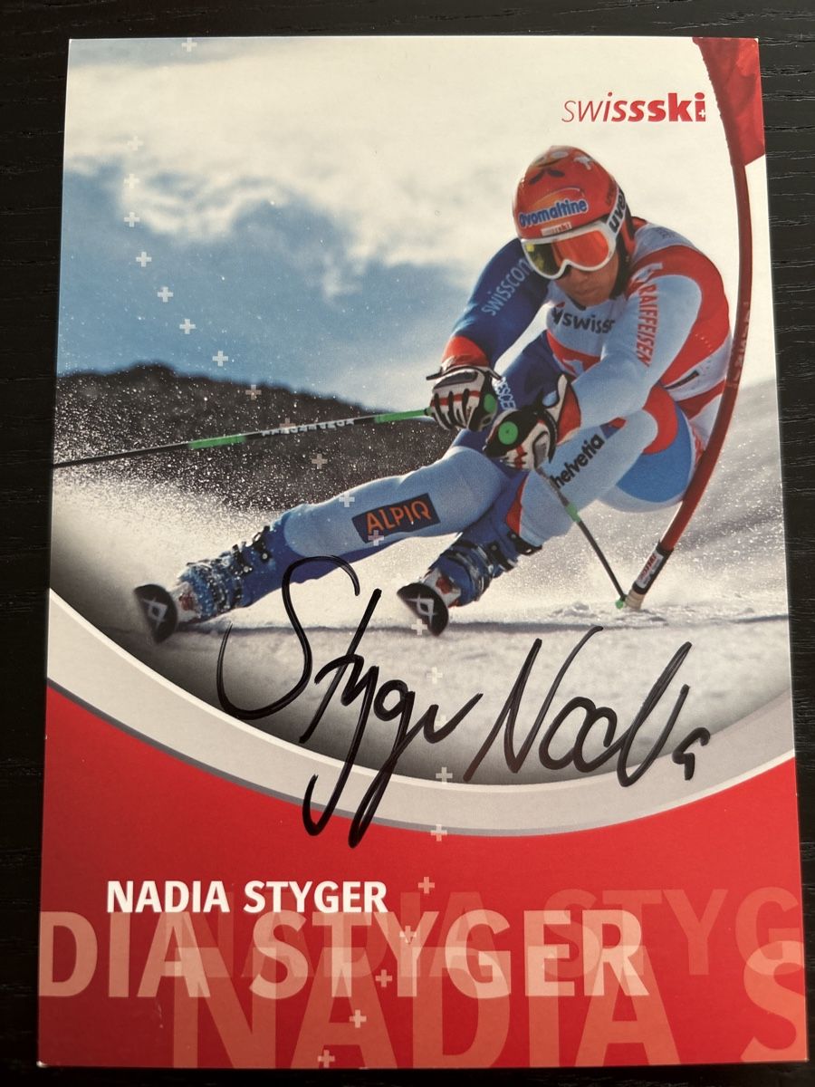 Autografi: Nadia Styger – Usato da Uetendorf venduto da hoisle