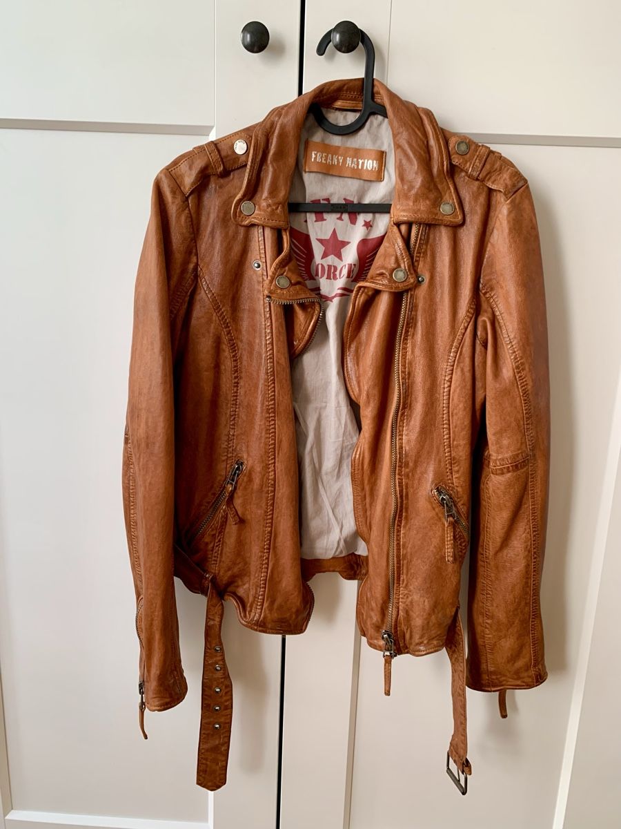 Giacche: Freaky Nation Lederjacke Grösse L – Nuovo (secondo la descrizione) da Bern venduto da Minqu