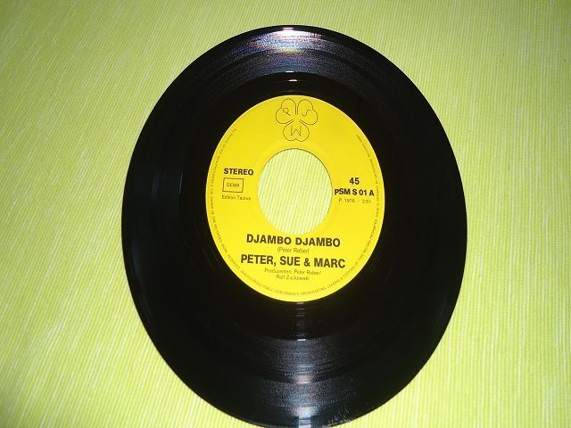 Vinyles: Peter, Sue & Marc - DJAMBO DJAMBO & Moby Dick (Vinyl 7") – D'occasion à Ergisch par Baluna24