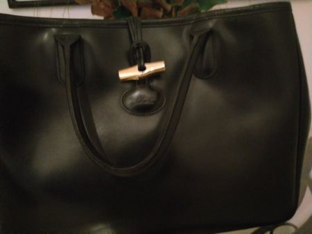Magnifique sac à main Longchamp noir grand modèle