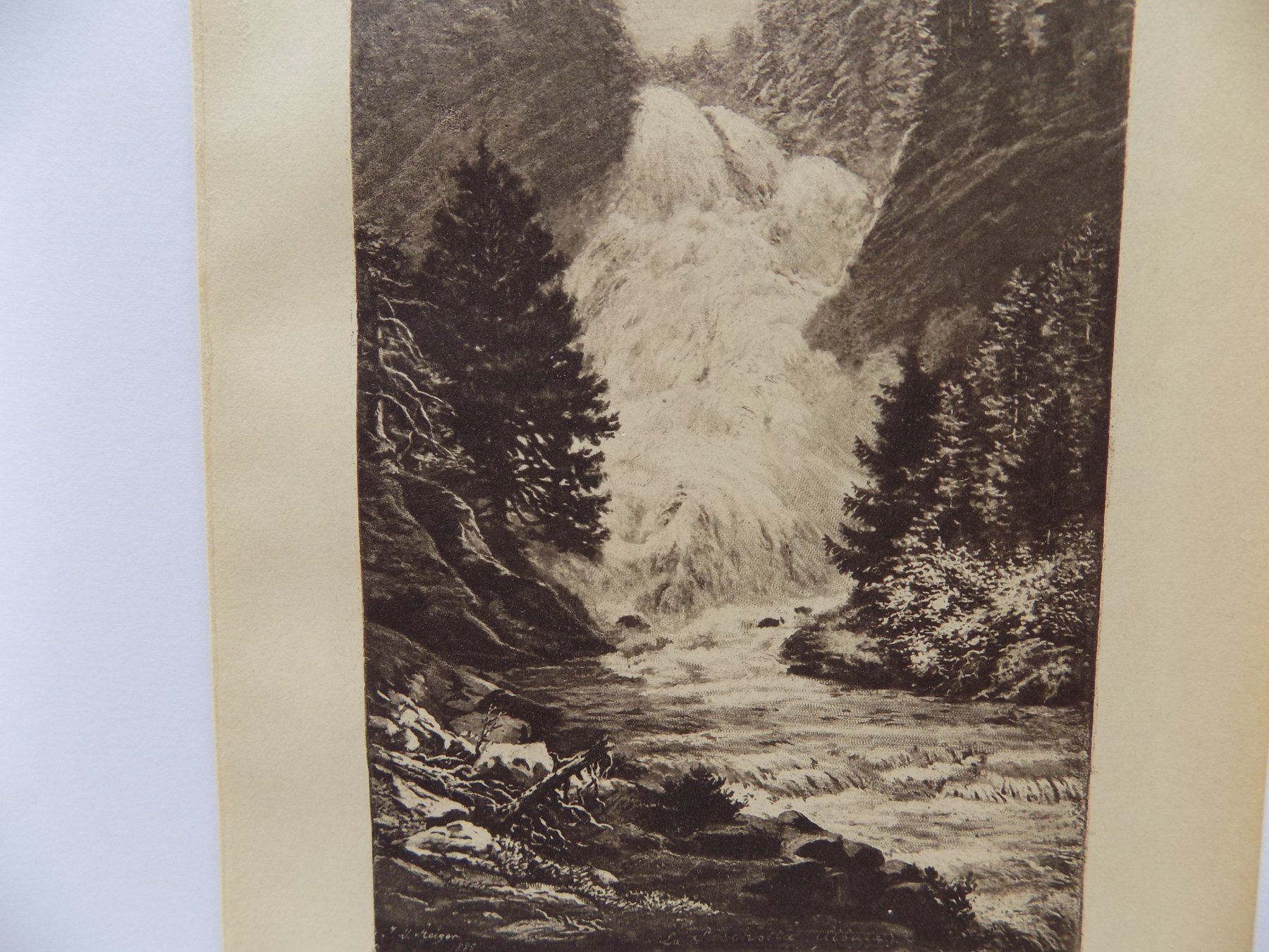 Gravures: Pischottafall Albula Route – D'occasion à Risch par Rischli15 4