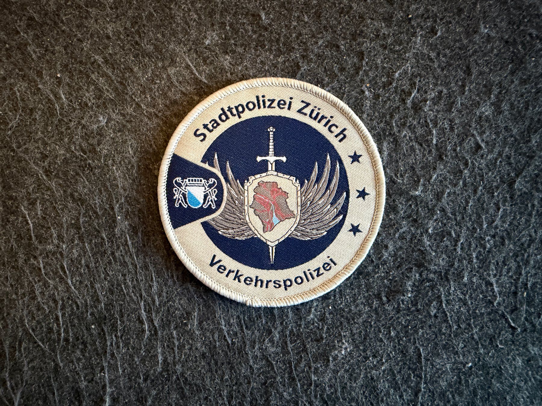 Placchette & Badge: Patch Stadtpolizei Zürich - Verkehrspolizei – Usato da Berikon venduto da DGC-1995