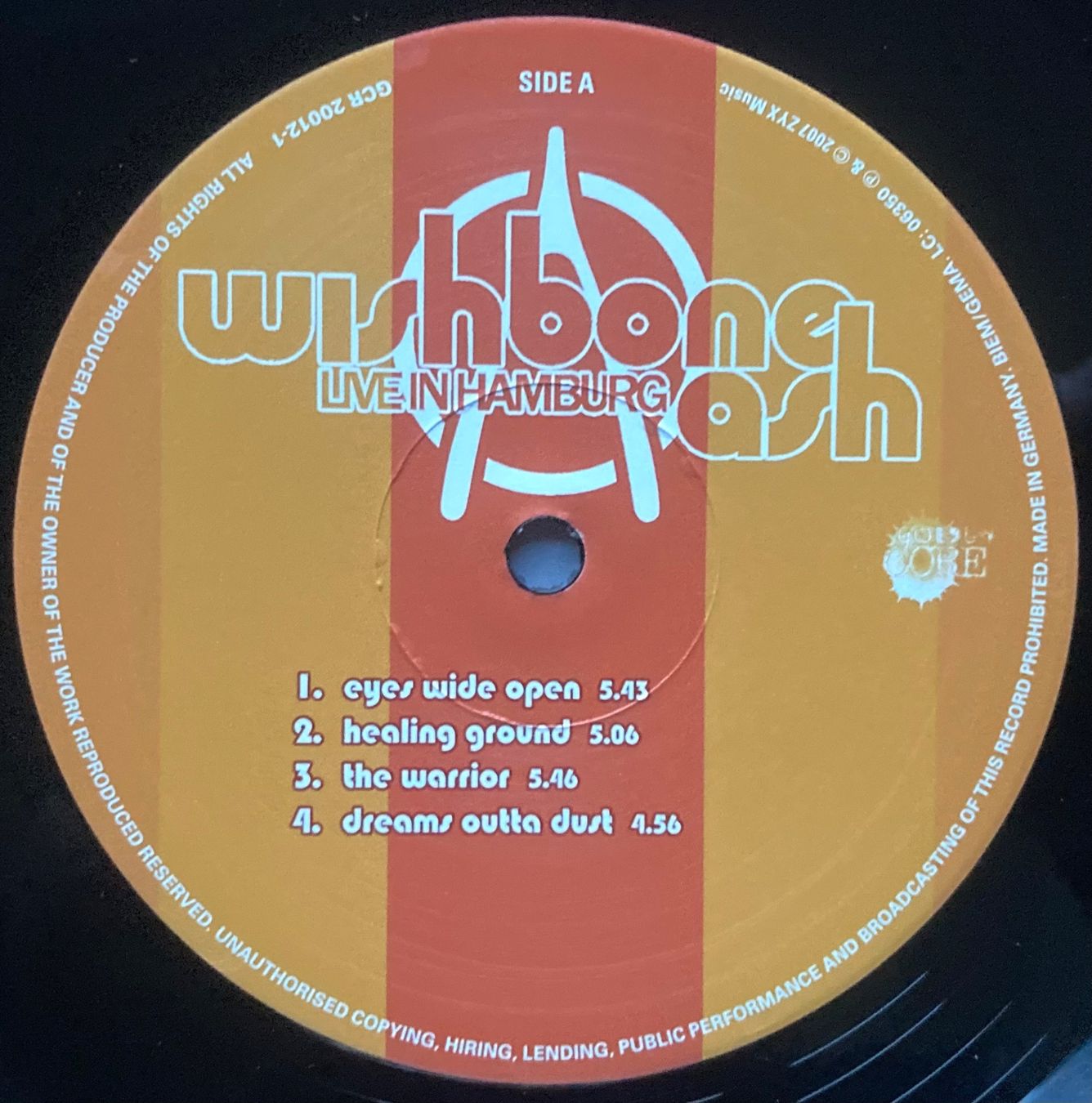 Schallplatten: WISHBONE ASH - LIVE IN HAMBOURG – Gebraucht aus Poliez-Pittet von Newtown-Records 2