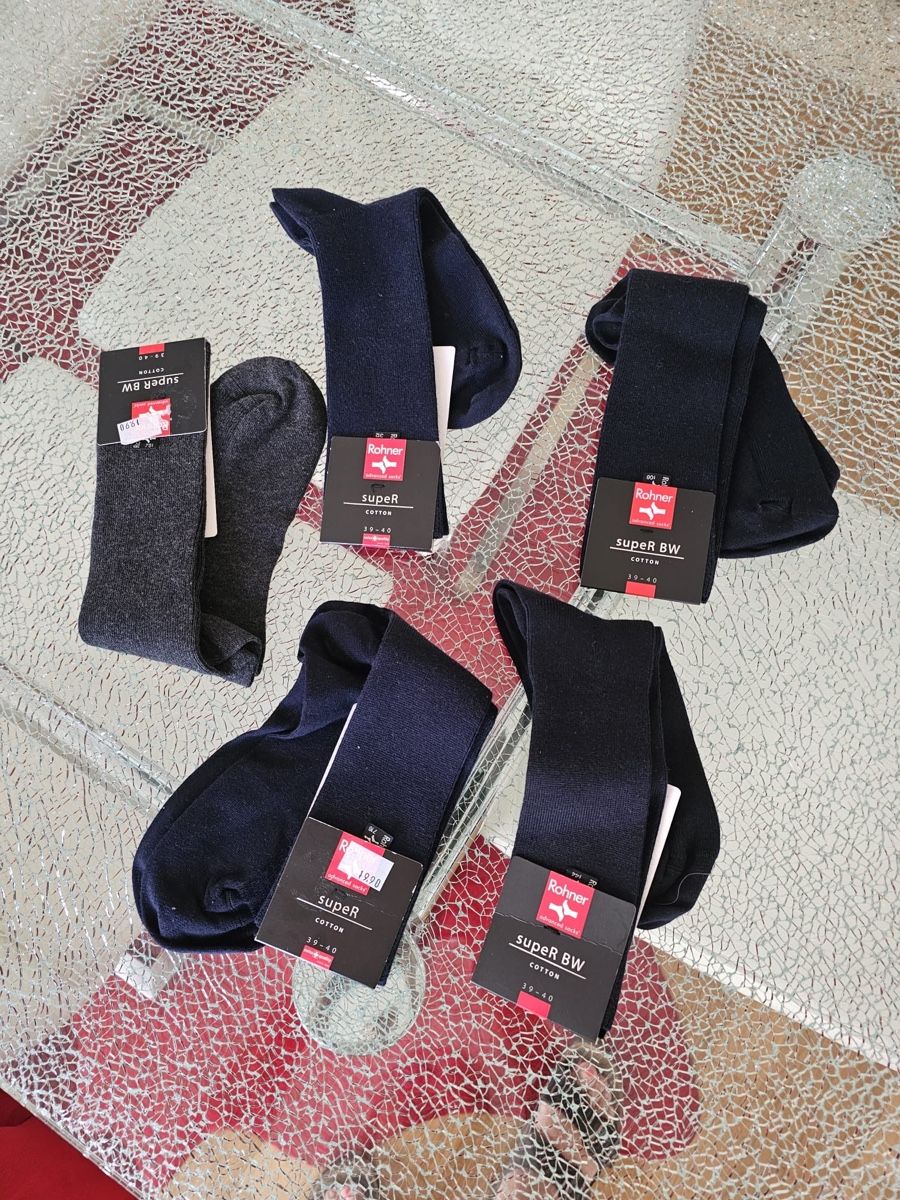 Rohner Calze: Rohner Socken Gr. 39-40 – Nuovo e nell'imballaggio originale da Luzern venduto da Edii025 2