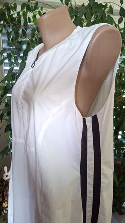 Robe mi-longue sans manche NILE - coton – Taille L