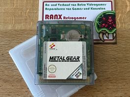 Metal Gear Solid, Game Boy Color Modul original, Schutzhülle