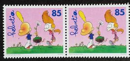 MA252) 1112 Ab, Abar Bienchen im paar postfrisch Kt. 200.-