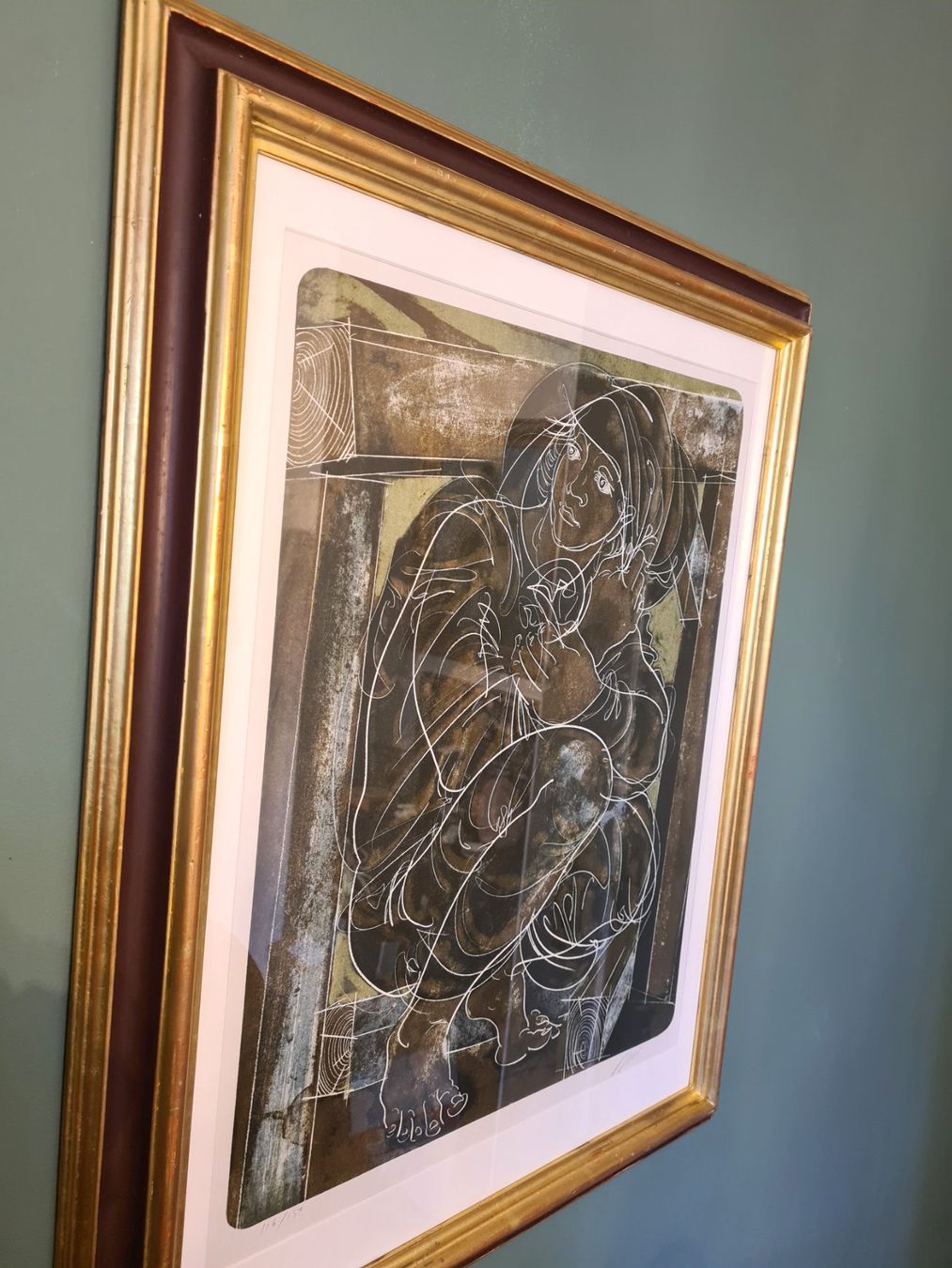 Grafica & Litografie: Lithographie von Hans Erni – Usato da Rotkreuz venduto da Dobermann5 1