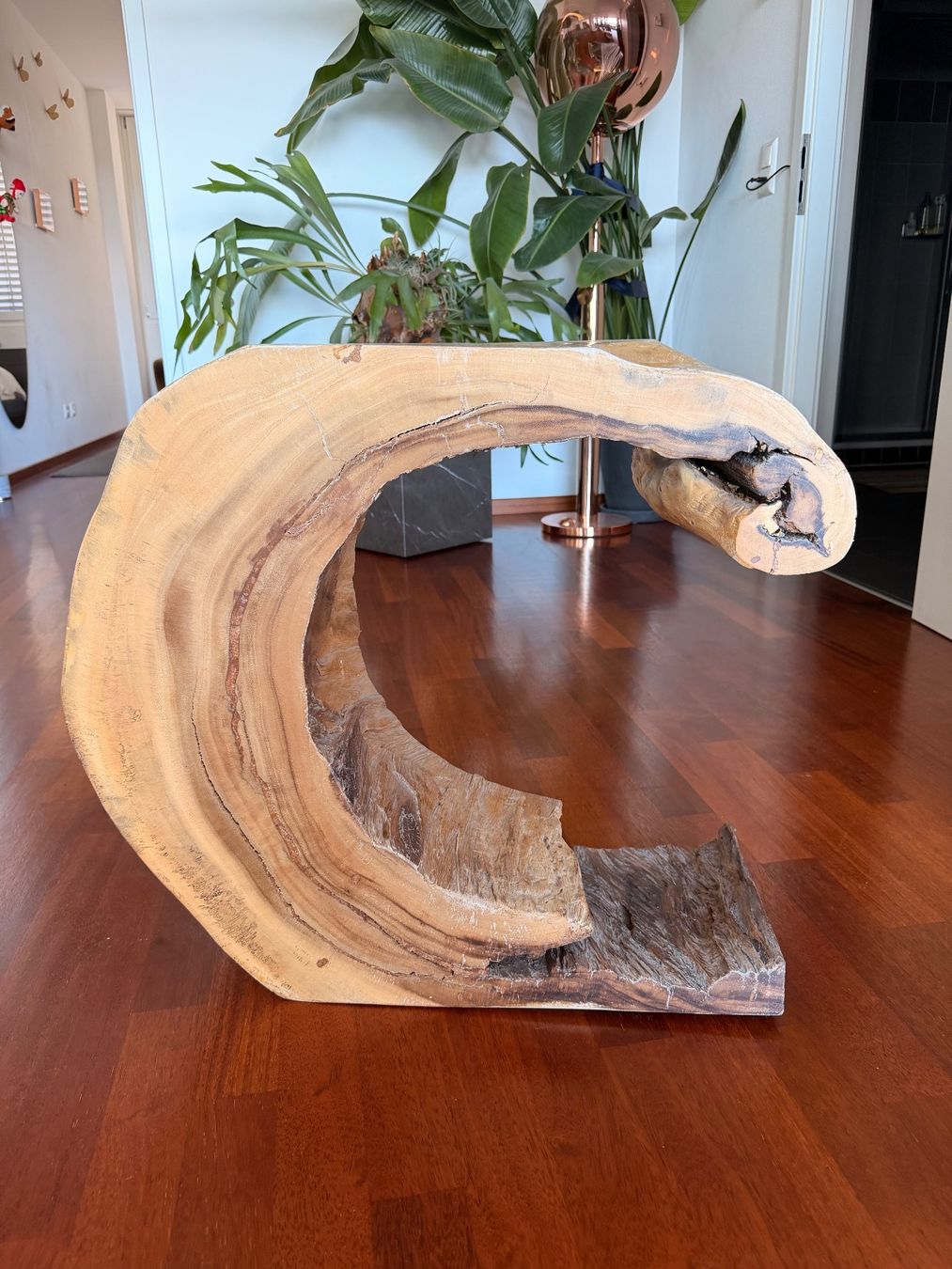 Tavoli: Table d'appoint en bois d'acacia massif – Usato da Lausanne venduto da Adrian.stefan