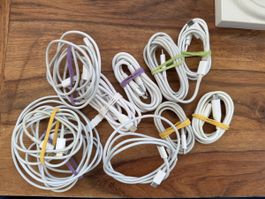 10x Ladekabel USB C zu Lightning Apple iPhone 4s 5 6 7 8 9