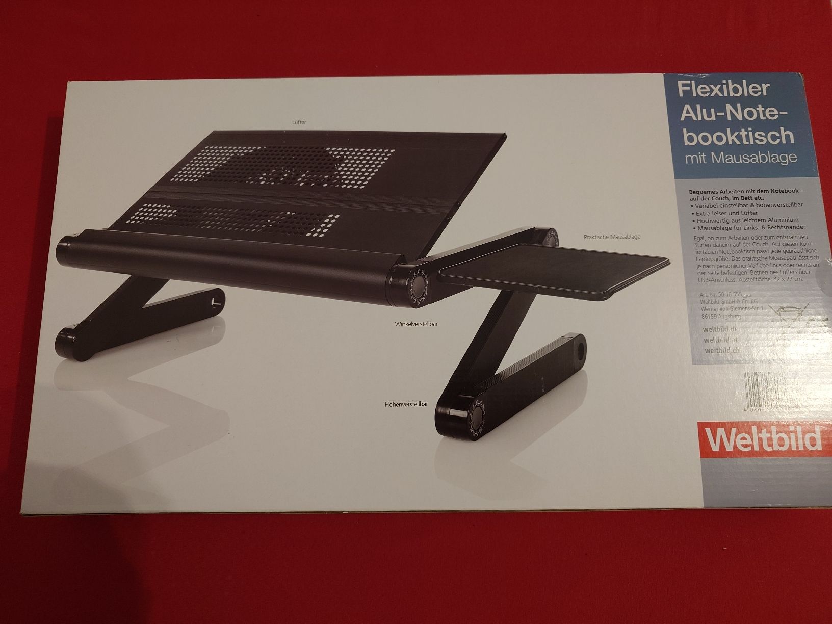 Racks & Ständer: Laptoptisch flexibel einstellbar mit Mausablage – Neu und originalverpackt aus Bätterkinden von Grooovy 1