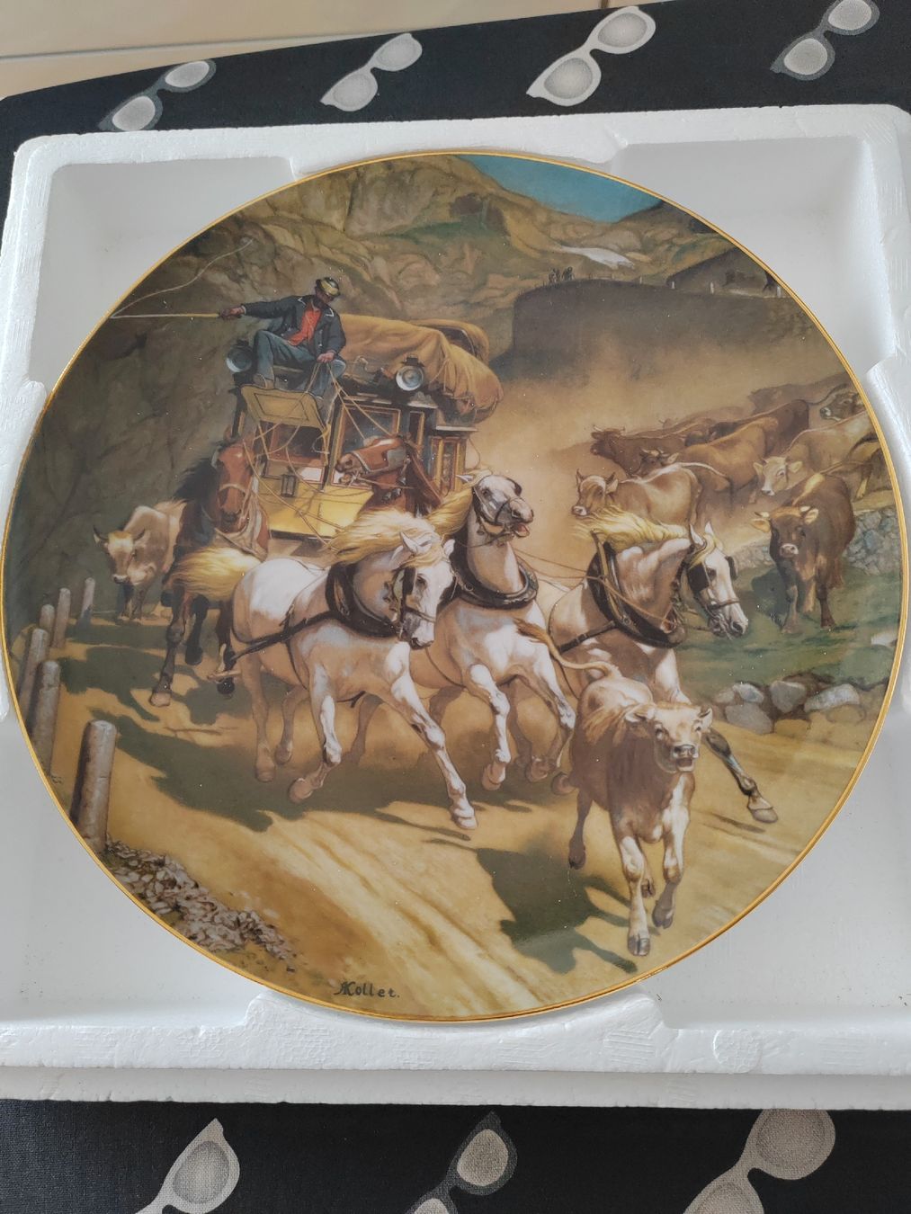 Piatti: Limitierte Edition: Zierteller "Gotthardpost" von 1988! – Nuovo (secondo la descrizione) da Weinfelden venduto da pha_5hg2 1
